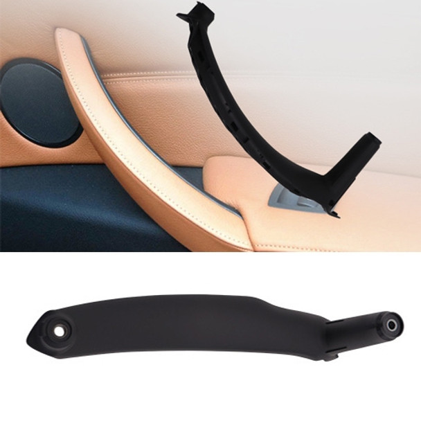 Car Interior Left Handle Inner Door Armrest Panel Pull 51416969401 for BMW X5 / X6, Left Drive(Black)