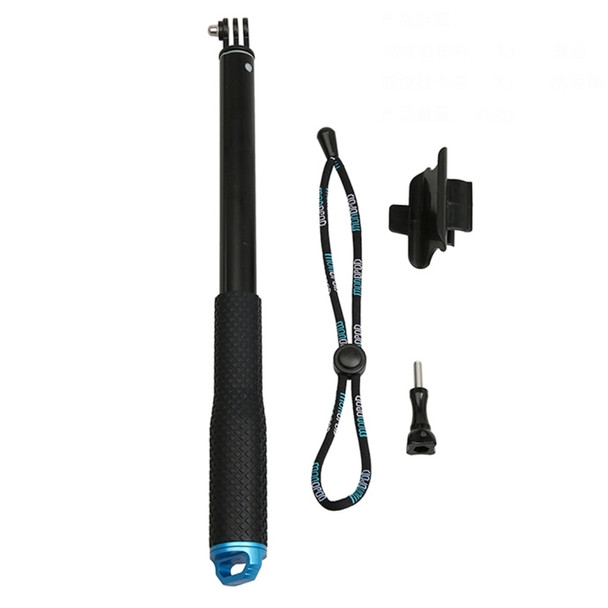 Handheld Aluminium Extendable Pole Monopod with Screw & Strap & Remote Control Buckle for GoPro HERO9 Black / HERO8 Black / HERO7 /6 /5 /5 Session /4 Session /4 /3+ /3 /2 /1, Insta360 ONE R, DJI Osmo Action and Other Action Cameras, Adjustment Length