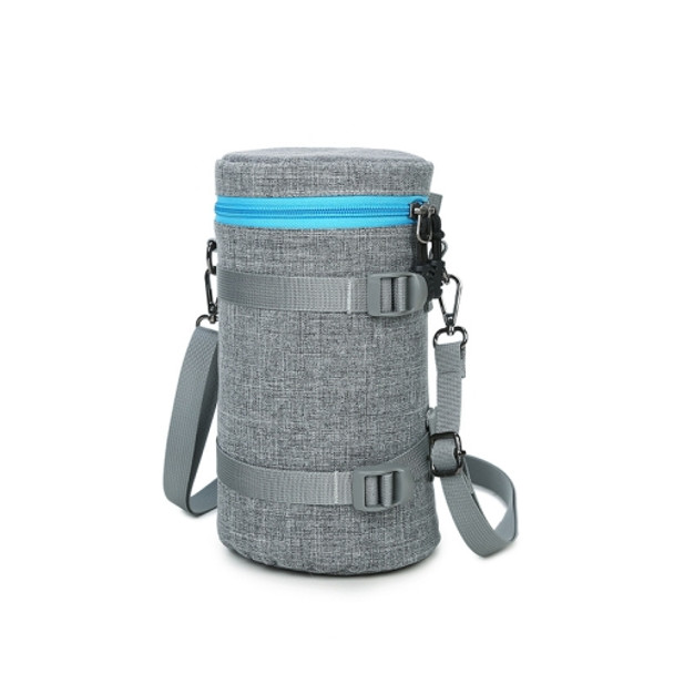 5601 SLR Lens Bag Liner Waterproof Shockproof Protection Bag, Colour: Large (Gray)