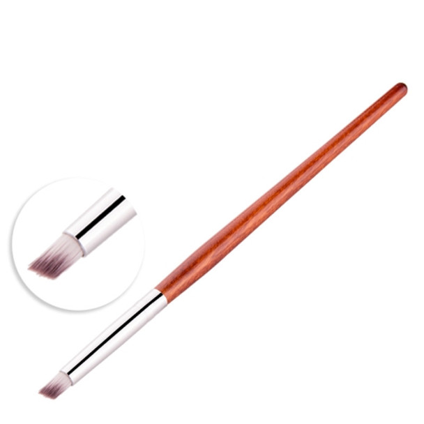8 PCS Nail Art Phototherapy Gradient Smudge Pen Oblique Mouth Pen Mahogany Pen Rod Nail Art Brush(6.6mm)