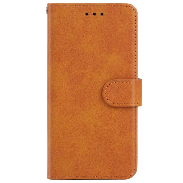 Leather Phone Case For Samsung Galaxy S10e(Brown)