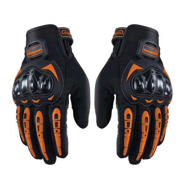 Riding Tribe MCS-17 Motorcycle Gloves Touch Screen Outdoor Riding Gloves, Size: M(Orange)