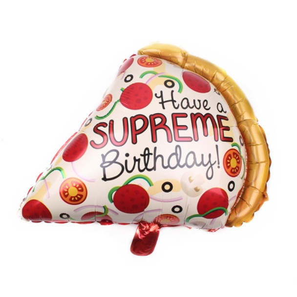 5 PCS Pizza Hot Dog Popcorn Donut Burger Aluminum Film Balloon Birthday Party Decoration Balloon(C)