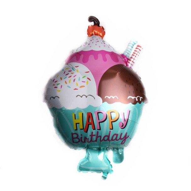 5 PCS Pizza Hot Dog Popcorn Donut Burger Aluminum Film Balloon Birthday Party Decoration Balloon(B)