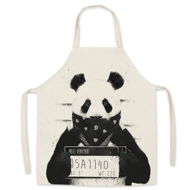 2 PCS Supermarket Household Kitchen Restaurant Workwear Sleeveless Apron, Specification: 65x75 cm(Cat Dog Series-2)