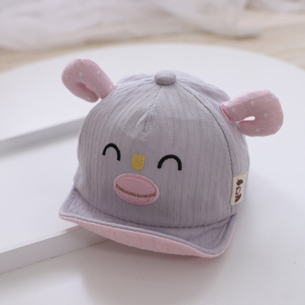 MZ8715 Spring Squinting Sheep Tentacles Shape Baby Peaked Cap, Size: 44cm Adjustable(Gray)