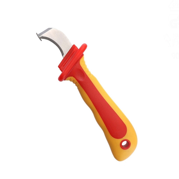 Resistant High Voltage Anti-Magnetic Insulated Plastic Tool, Style: Electrician Scimitar