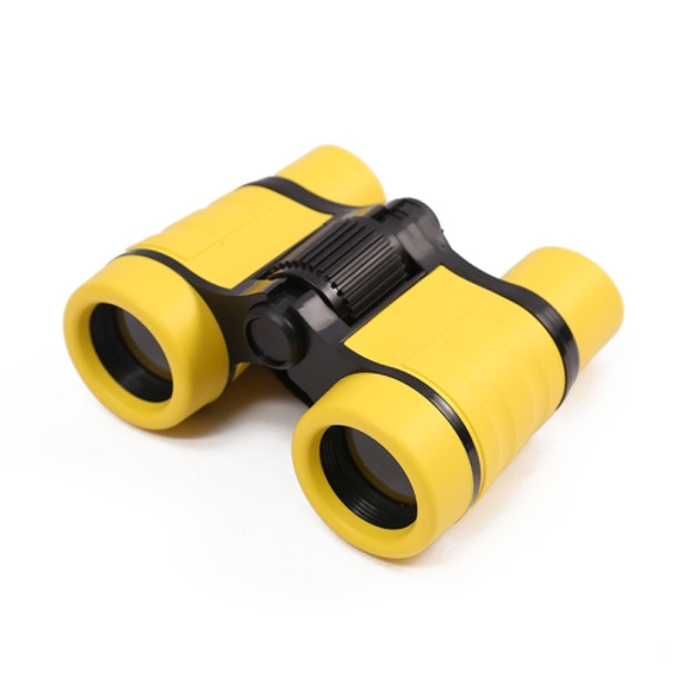 2 PCS Student Binoculars HD Children Telescope(Yellow)