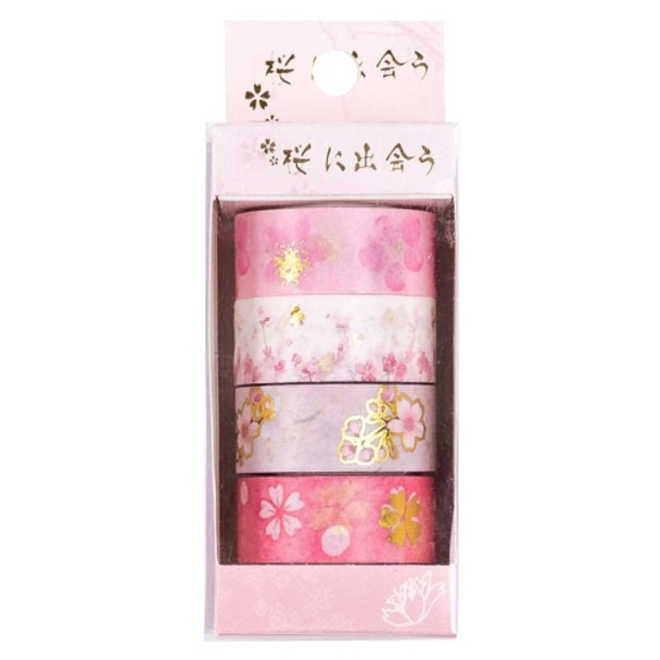 2 Sets Cartoon Washi Paper Shredded Tape DIY Sticker Hand Account Decoration Tape(Pink)