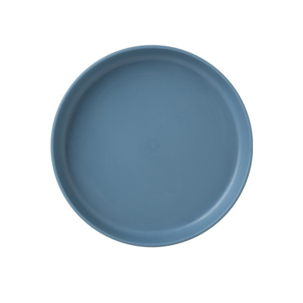 20 PCS Home 6 inch Small Dish Plastic Snack Cake Dish Dining Table Garbage Tray(Round Blue)