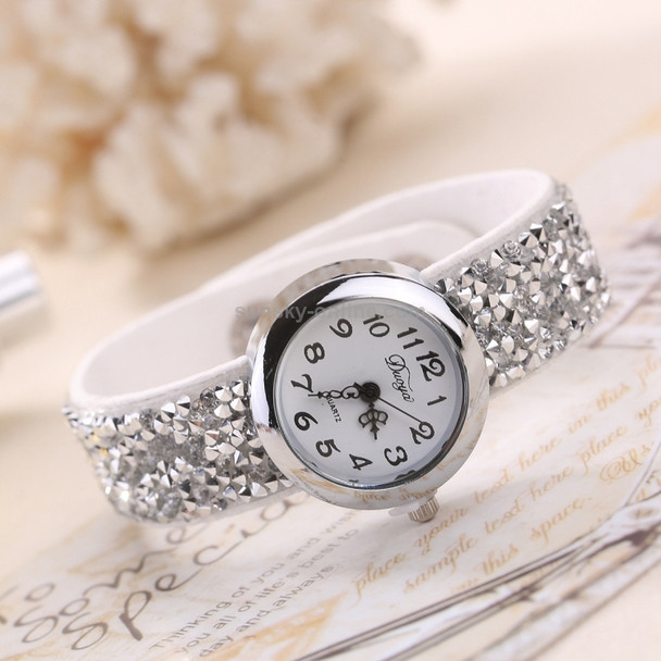 Rivet Bracelet Quartz Watch for Women(White)