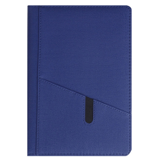 2 PCS Notebook PU Leather Business Notepad Pocket Student Notepad, Specification: A5(Blue)