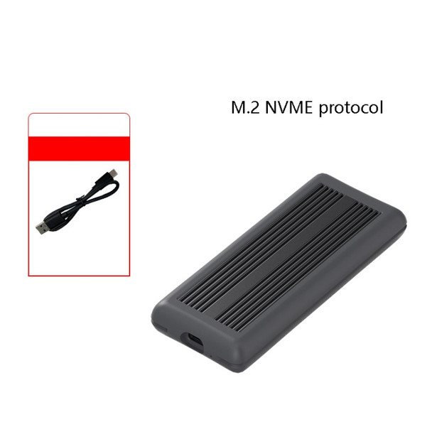 M.2 NVME / NGFF Solid State Drive Troll Type-C3.1 SSD Mobile Hard Disk Box, Style: NVME Single Cable
