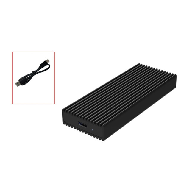 M.2 NVME / NGFF Mobile Hard Disk Box TYPE-C3.1 Notebook External Solid State Drive Box, Style: PC280K NVME Single Cable