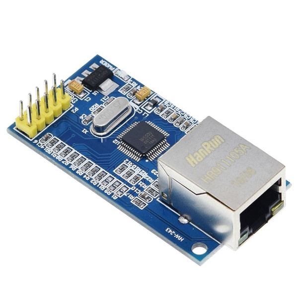 HW-243 W5500 Ethernet Network Module Hardware TCP / IP 51 / STM32 Single-Chip Program