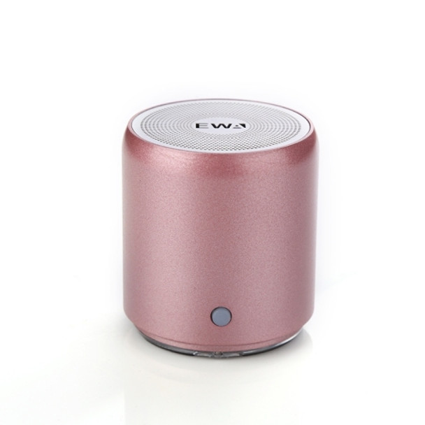 EWA A107 TWS Portable Super Mini Subwoofer Waterproof Bluetooth Speaker(Rose Gold)