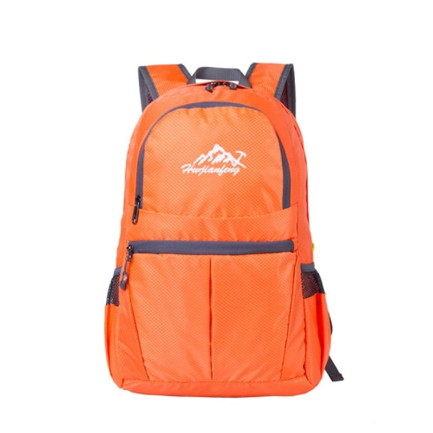 HWJIANFENG 1619 Sports Outdoor Travel Folding Backpack Waterproof Ultra Light Skin Bag(Orange)