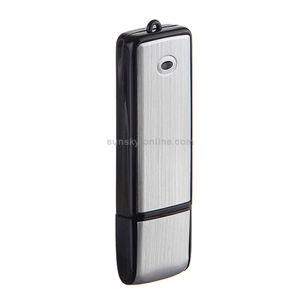 QSSK-858 Portable HD Noise Reduction Digital USB Stick Voice Recorder, Capacity: 16GB(Black)