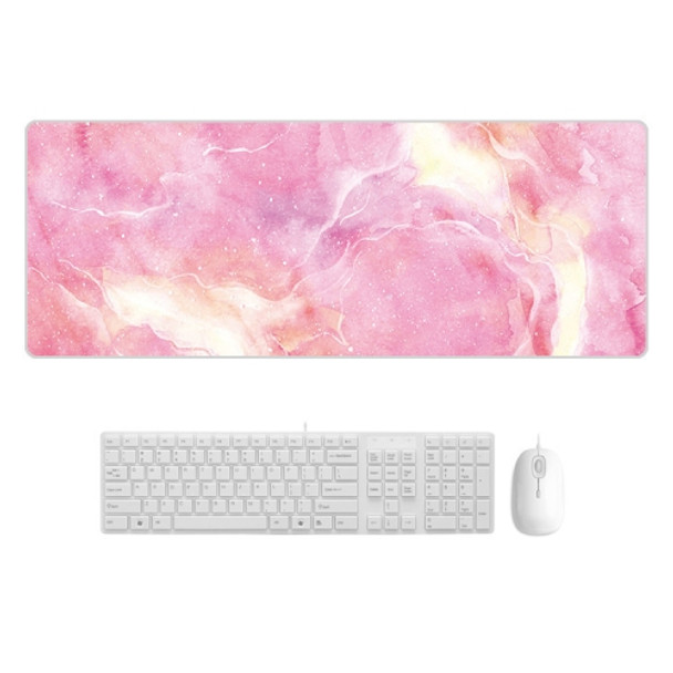 400x900x5mm Marbling Wear-Resistant Rubber Mouse Pad(Fresh Girl Heart Marble)