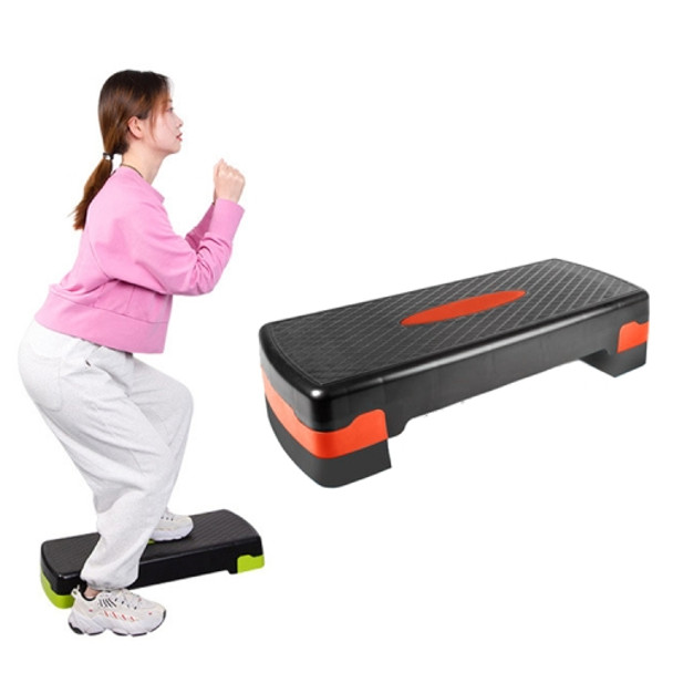 Fitness Pedal Rhythm Pedal Adjustable Sports Yoga Fitness Aerobics Pedal, Size: 78 x 30 x 10 cm(Black + Red)