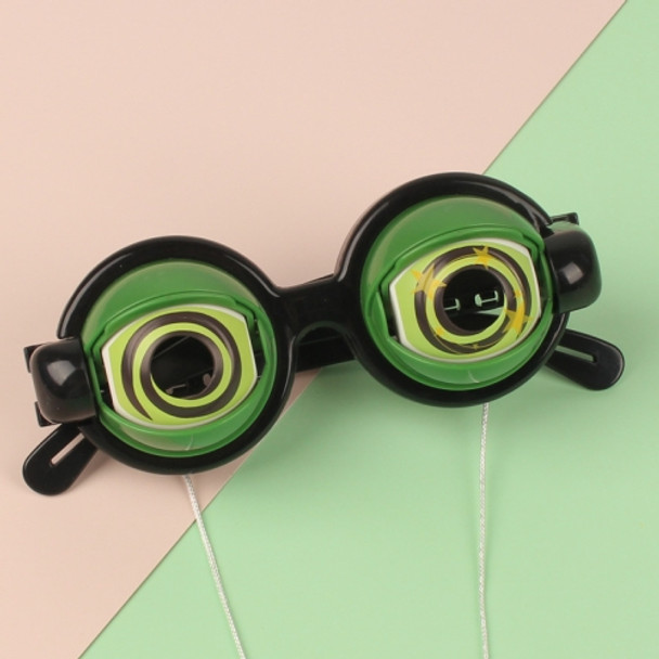 3 PCS Children Funny Glasses Toys Amusing Tricky Props(Green)