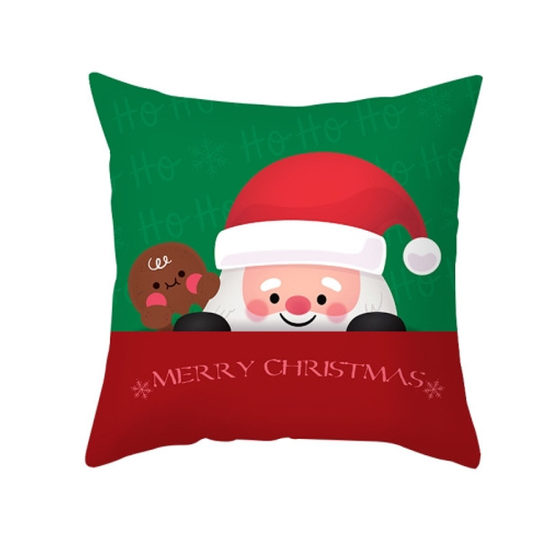 3 PCS Christmas Peach Skin Cartoon Sofa Pillowcase Without Pillow Core, Size: 45x45cm(TPR334-20)