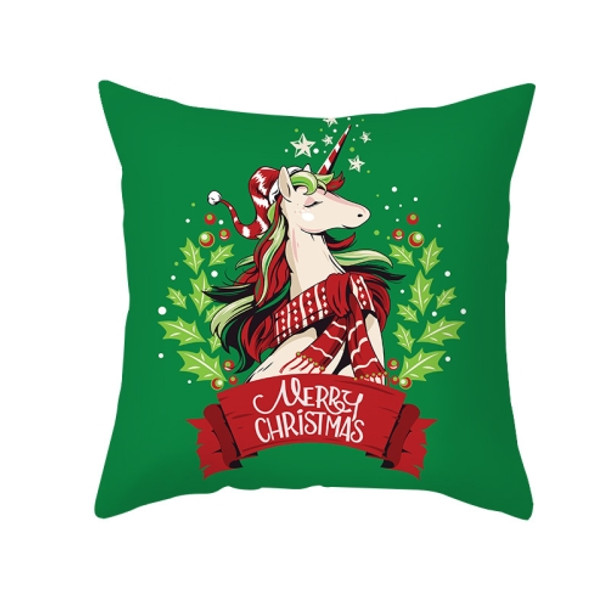 3 PCS Christmas Peach Skin Cartoon Sofa Pillowcase Without Pillow Core, Size: 45x45cm(TPR334-30)