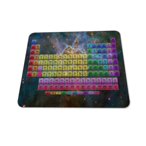 3 PCS Periodic Table Of Chemical Elements Rectangular Mouse Pad Creative Office Learning Non-Slip Mat, Dimensions: Not Overlocked 180 x 22mm(Pattern 2)