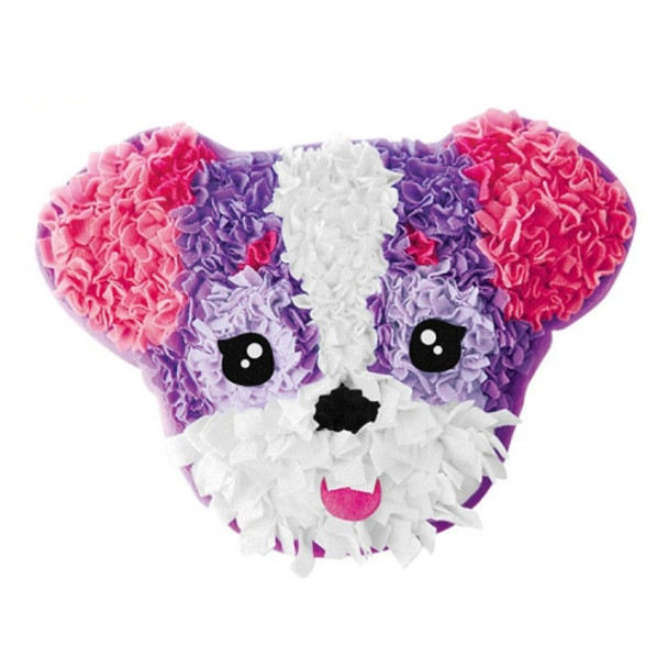 DIY Plush Pillow Toy Three-Dimensional Handmade Doll Material Package( Schnauzer Dog )