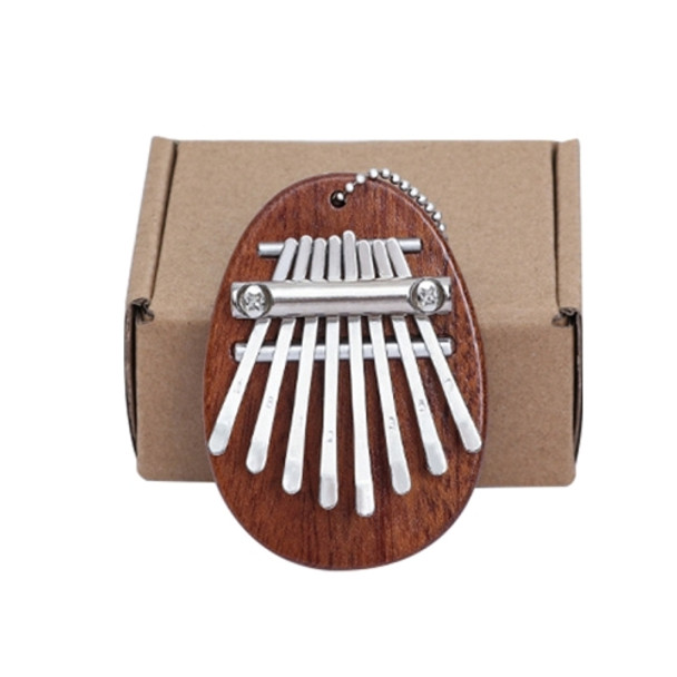 Mini 8 Tone Thumb Piano Kalimba Musical Instruments(Wood Egg)