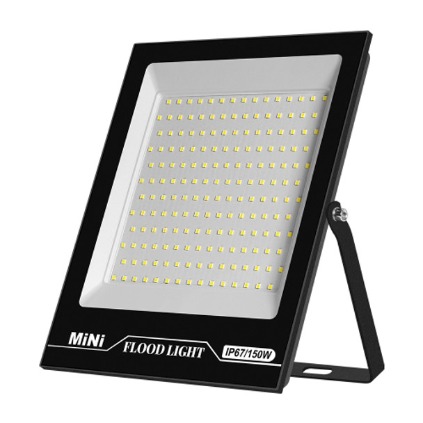 150W LED Projection Lamp Outdoor Waterproof High Power Advertising Floodlight High Bright Garden Lighting(Cold White Light)