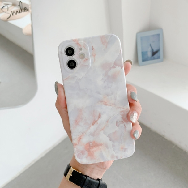 Agate Marble Pattern Protective Case For iPhone 11 Pro(White)