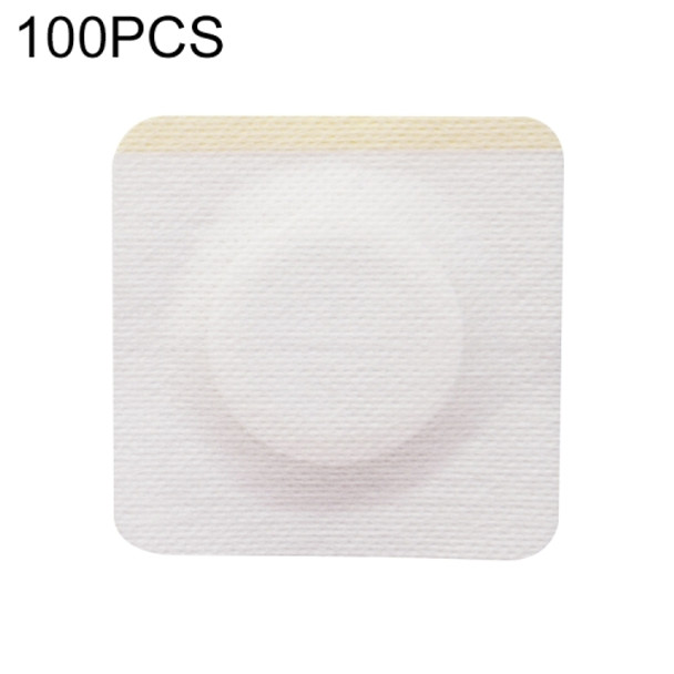 100 PCS 043 Square Breathable Non-woven Fabric Adhesive Wound Dressing Pad, Size:5 x 5 x 1.5cm(White)