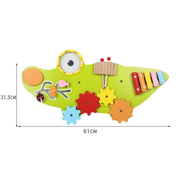 Children Early Education Puzzle Wall Toys Wall Games Montessori Teaching Aids, Style: Crocodile