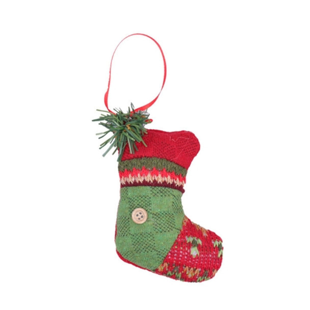 6 PCS Christmas Decorations Supplies Christmas Tree Pendant(Socks)