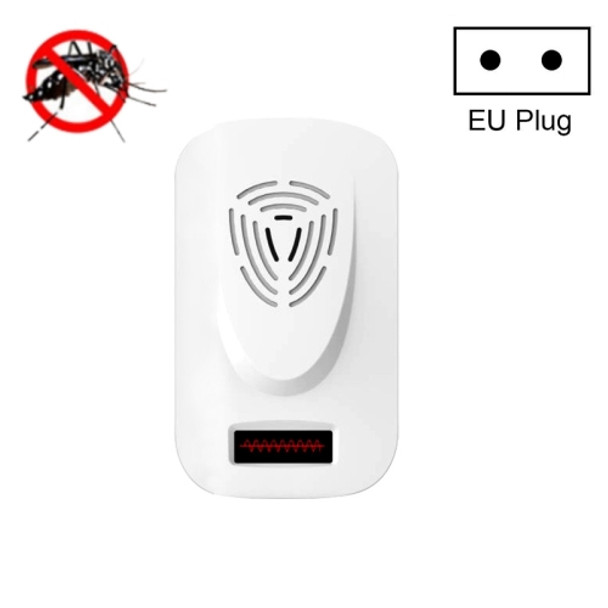 Ultrasonic Mole Repeller Electronic Mosquito Killer Specifications: EU Plug(White)