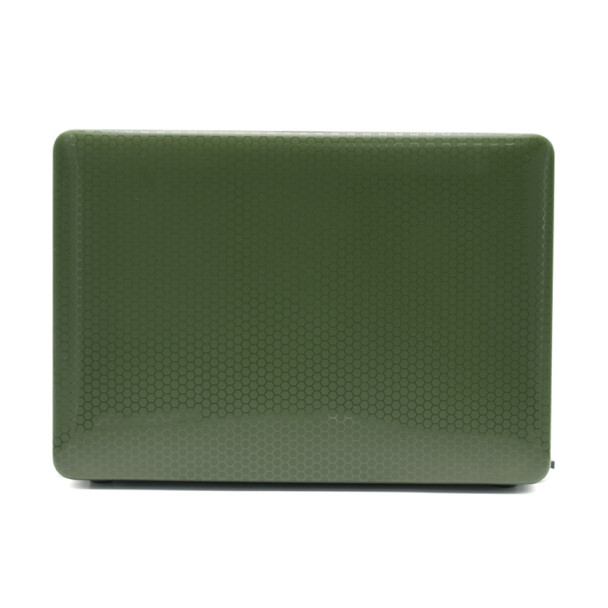 Laptop Plastic Honeycomb Protective Case For MacBook Air 13.3 inch A1369 / A1466(Army Green)