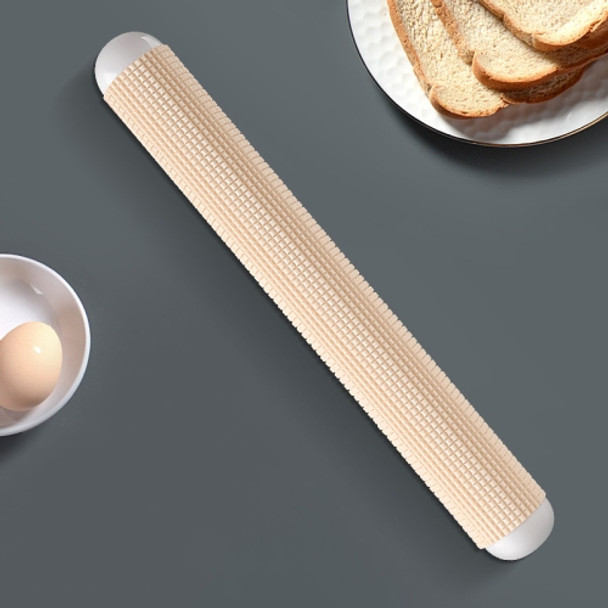 2 PCS Exhaust Rolling Pin Plastic Anti-Mold Non-Stick Rolling Pin(Apricot)