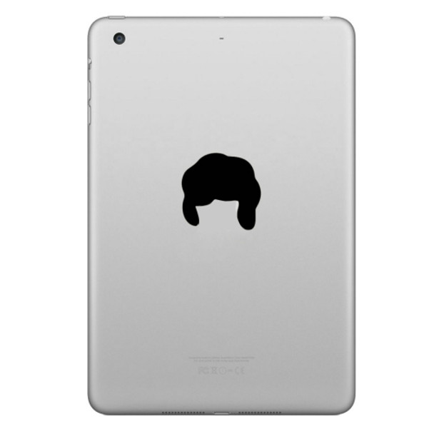 ENKAY Hat-Prince Hair Pattern Removable Decorative Skin Sticker for iPad mini / 2 / 3 / 4, Size:S