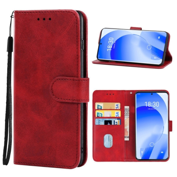 Leather Phone Case For Meizu 18s(Red)