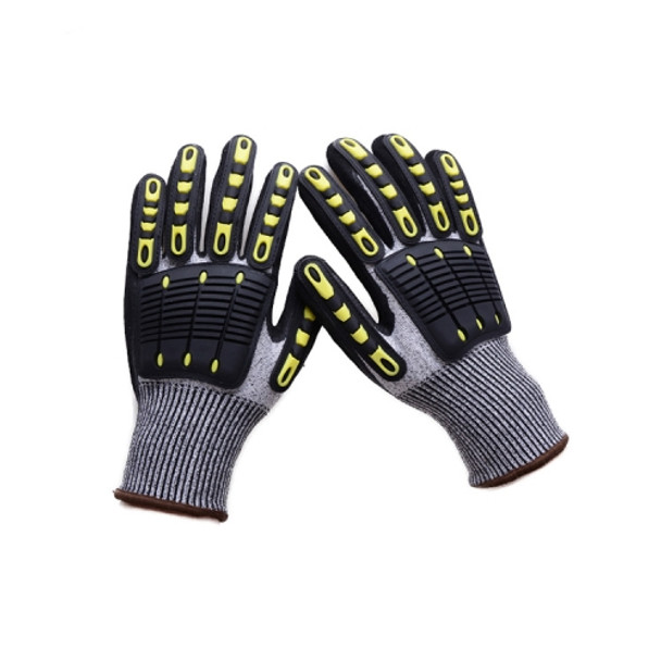 Outdoor Cycling TPR Cut-proof Wear-Resistant Gloves, Size: M(1008)