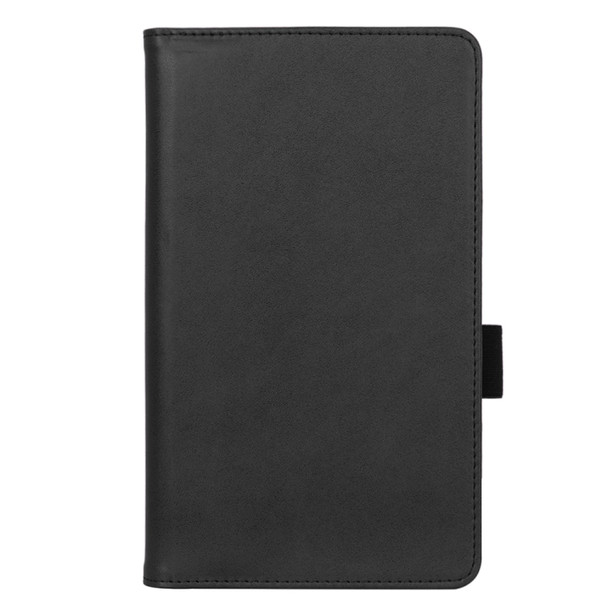 For Lenovo Tab M7 TB-7305F / M7 3rd Gen WY-2099A Retro Texture PU Leather Tablet Case with 2 Card Slots & Hand Strap(Black)