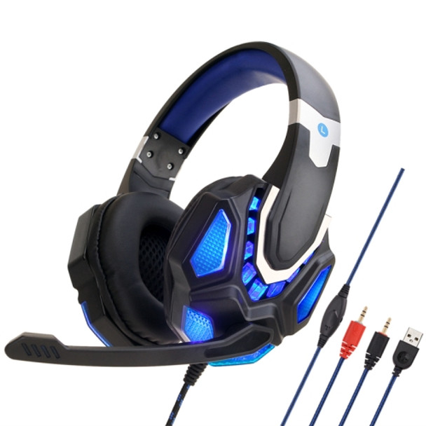 Soyto G10 Gaming Computer Headset For PC (Black Blue)