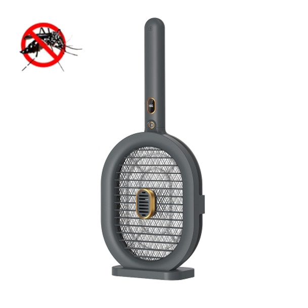 ZH228 2 in 1 Electric Shock Mosquito Killer Mosquito Swatter, Style: With Big Base(Dark Green)