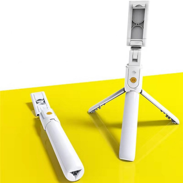 Mobile Phone Bluetooth Selfie Stick Live Bracket, Specification: K10 (White)