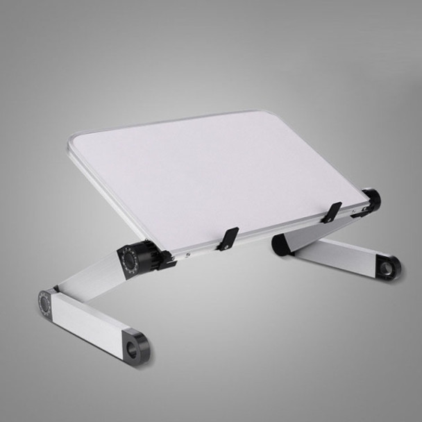 Universal 360 Degree Adjustment Folding Aluminum Alloy Laptop Stand(White)