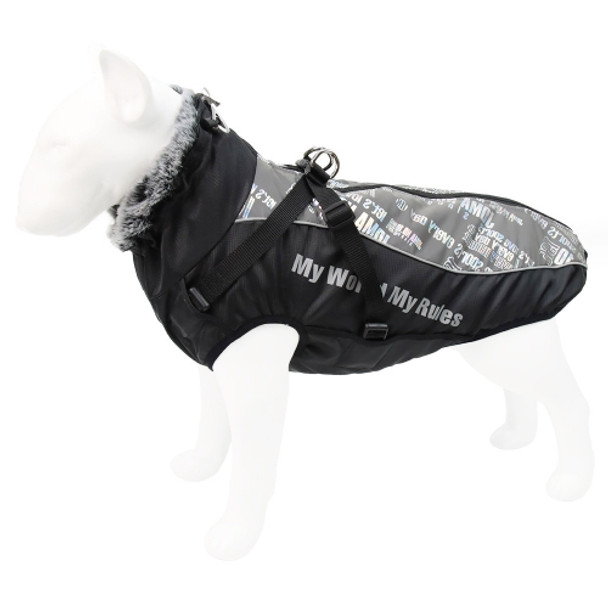 BL-683 Keep Warm Reflective Dog Clothes, Size: XXL(Dazzling White)