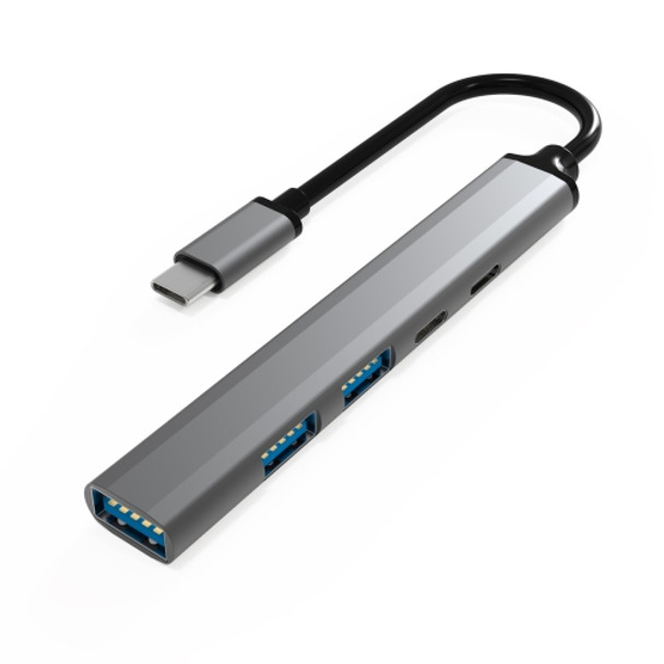 U5 Type-C Extender USB3.0 Splitter Multi-Port Expansion Dock, Number of interfaces: 5 in 1 (Type-C)