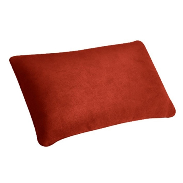 Car Suede Soft Elastic Lumbar Pad(Red)