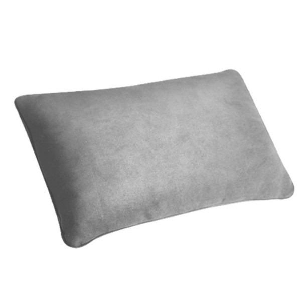 Car Suede Soft Elastic Lumbar Pad(Gray)